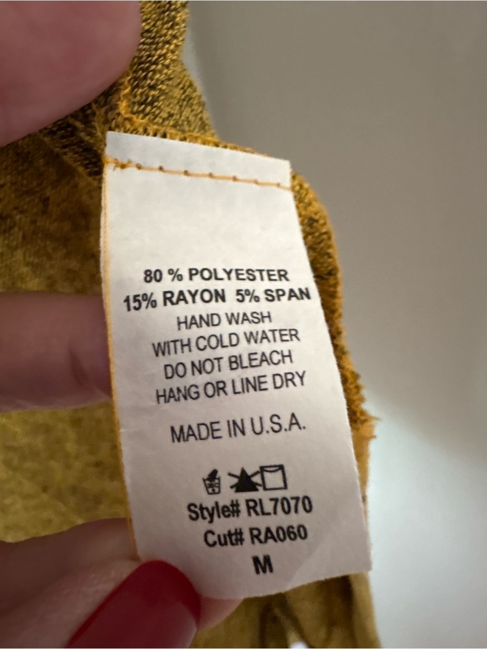 Mustard Ruffle Hem Open Front Cardigan Size M - Picture 8 of 13